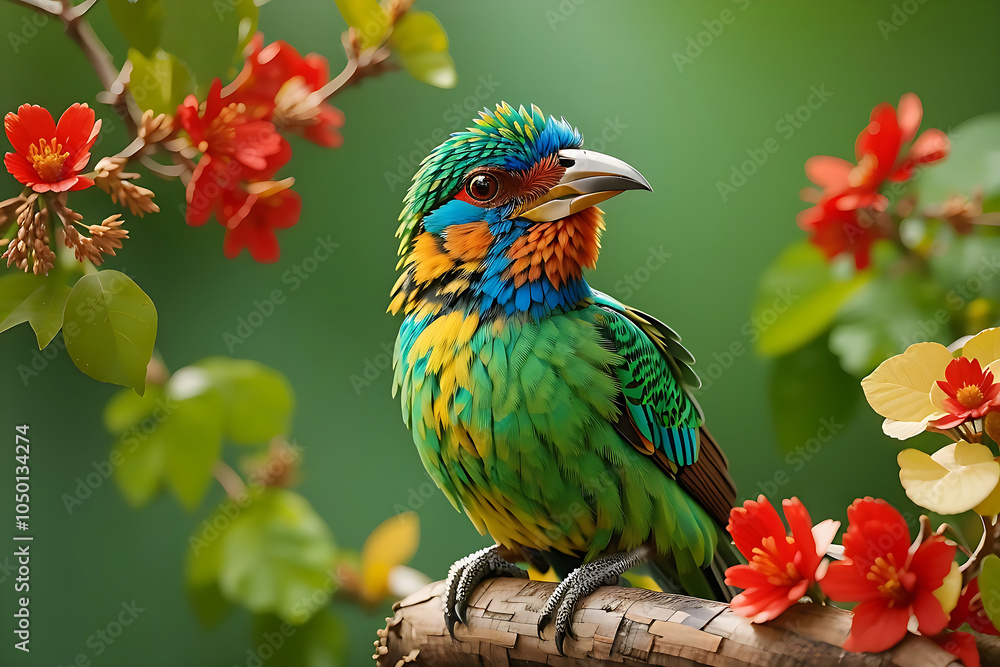 Obraz premium blue and yellow macaw