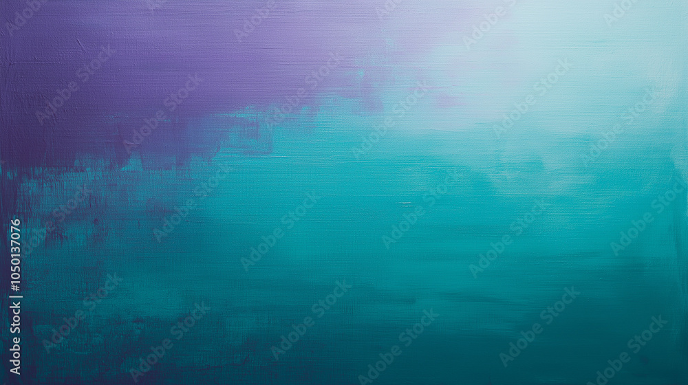 Obraz premium Abstract Teal and Purple Gradient with Subtle Canvas Texture