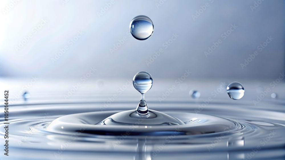 Water droplets on a white surface dripping slowly, slow motion, liquid Water droplets on a white surface dripping slowly, slow motion, liquid