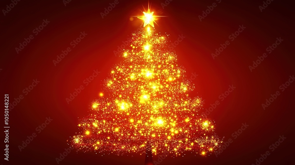 Stylish Christmas Tree Vector Design Featuring Festive Ornaments and Twinkling Lights, Ideal for Holiday Graphics and Seasonal Decorations Stylish Christmas Tree Vector Design Featuring Festive Ornaments and Twinkling Lights, Ideal for Holiday Graphics and Seasonal Decorations
