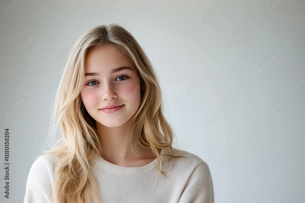Young pretty blonde woman over isolated white background Young pretty blonde woman over isolated white background