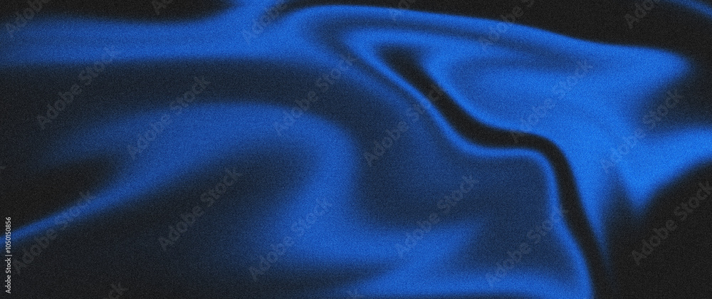 Fototapeta premium Luxurious Blue Silk Texture – Elegant, Smooth, and Flowing Fabric Background