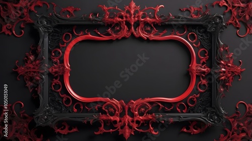Vintage Floral Ornate Frame Vector Design
