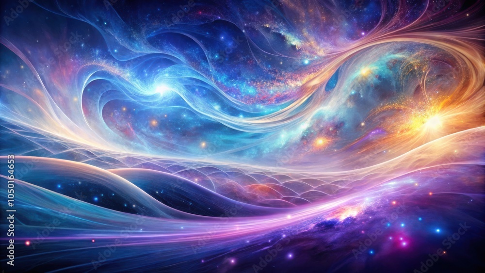 A cosmic symphony of celestial energy, where vibrant galaxies dance and ethereal waves of stardust intertwine A cosmic symphony of celestial energy, where vibrant galaxies dance and ethereal waves of stardust intertwine