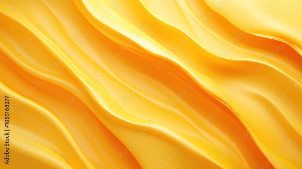 Fototapeta premium Abstract Yellow Wavy Background