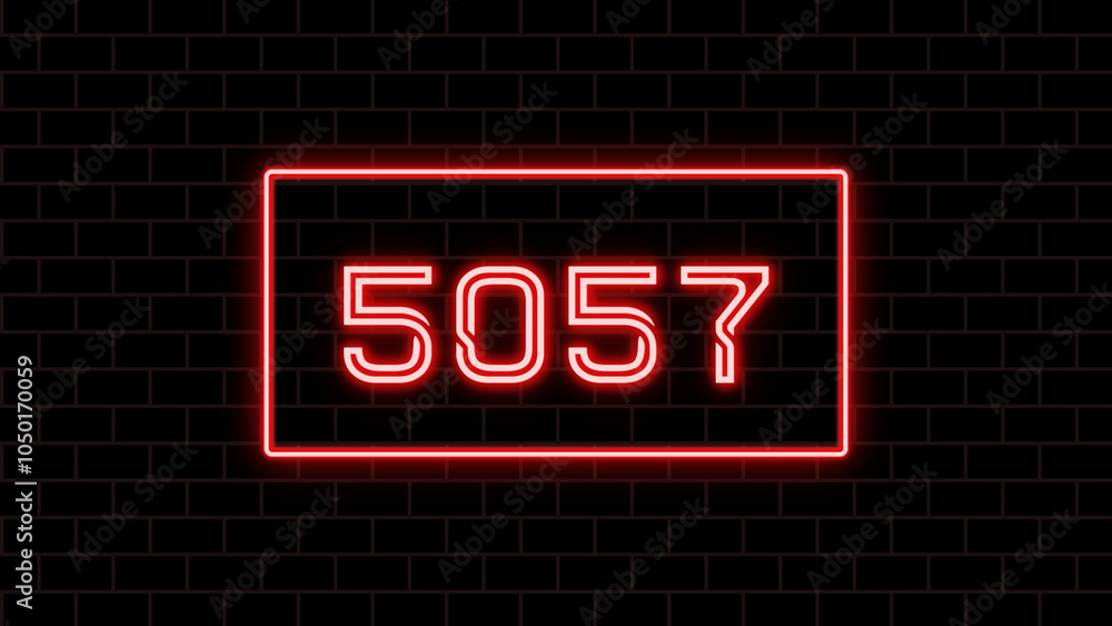 5057年のネオン文字 5057年のネオン文字