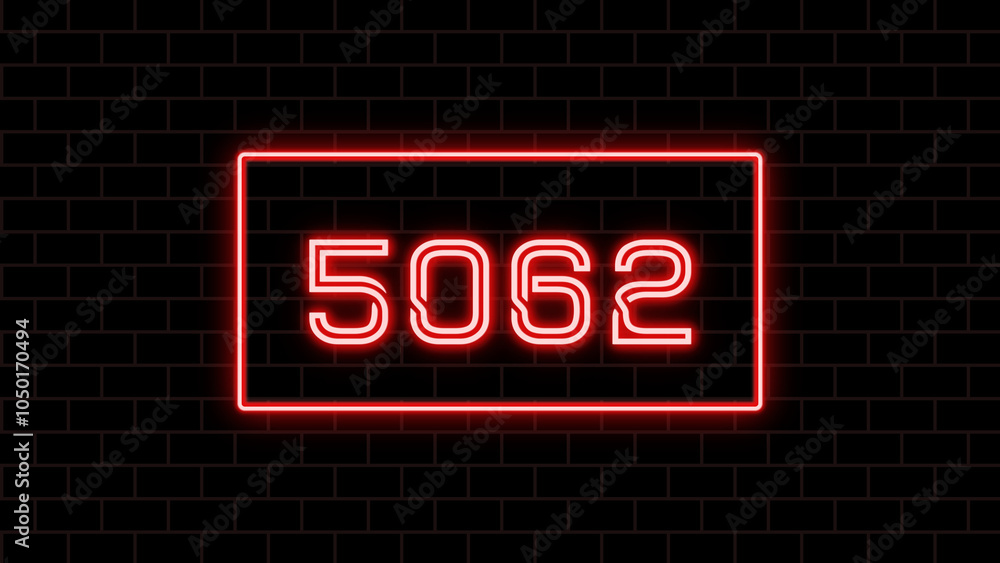 5062年のネオン文字 5062年のネオン文字