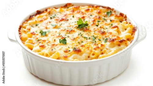 American cheesy macaroni mac and cheese.