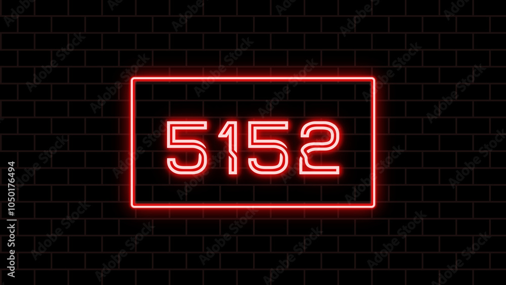 5152年のネオン文字 5152年のネオン文字