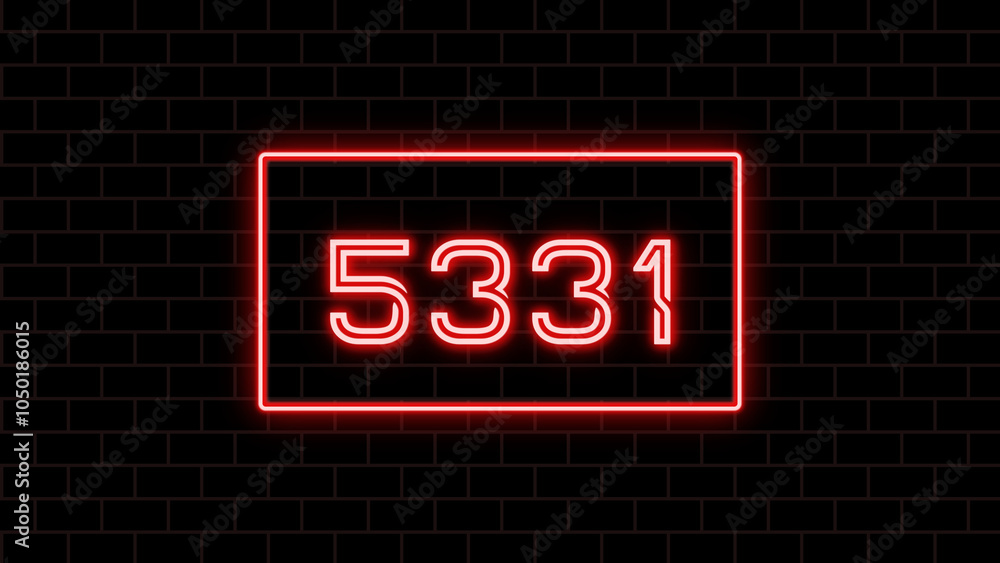 5331年のネオン文字 5331年のネオン文字