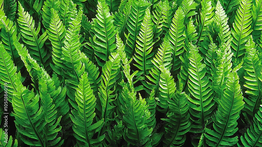 Lush green ferns create a vibrant, natural backdrop, showcasing the beauty of plant life. Lush green ferns create a vibrant, natural backdrop, showcasing the beauty of plant life.