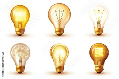 illustration light bulb icon