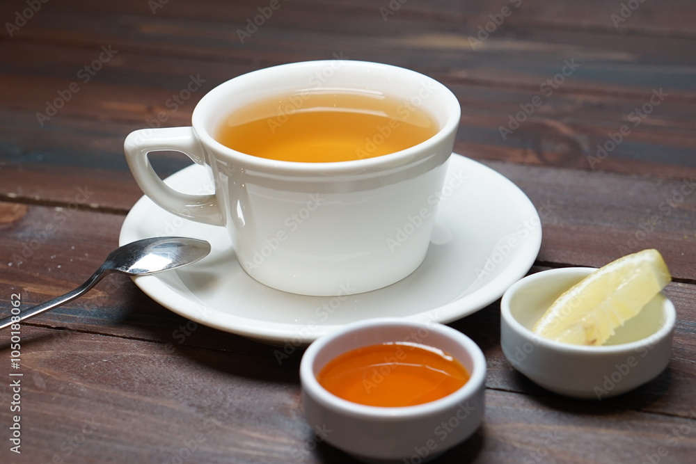 natural herbal tea on wooden table natural herbal tea on wooden table