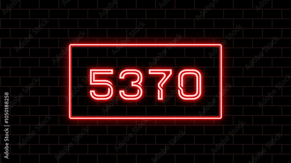 5370年のネオン文字 5370年のネオン文字