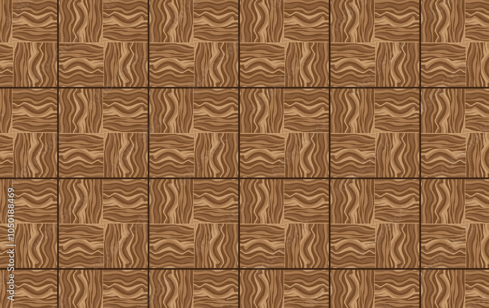 Fototapeta premium Floor and sidewalk tiles seamless pattern floor background or wallpaper.