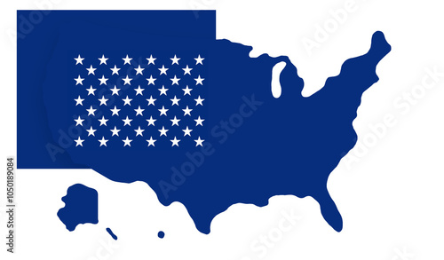 map of the United States of...