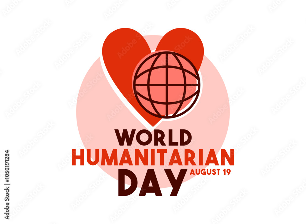 Fototapeta premium World Humanitarian Day. August 19.