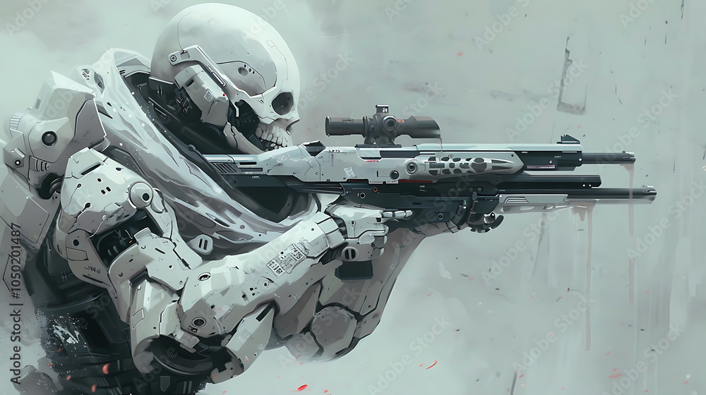 Fototapeta premium robot soldier