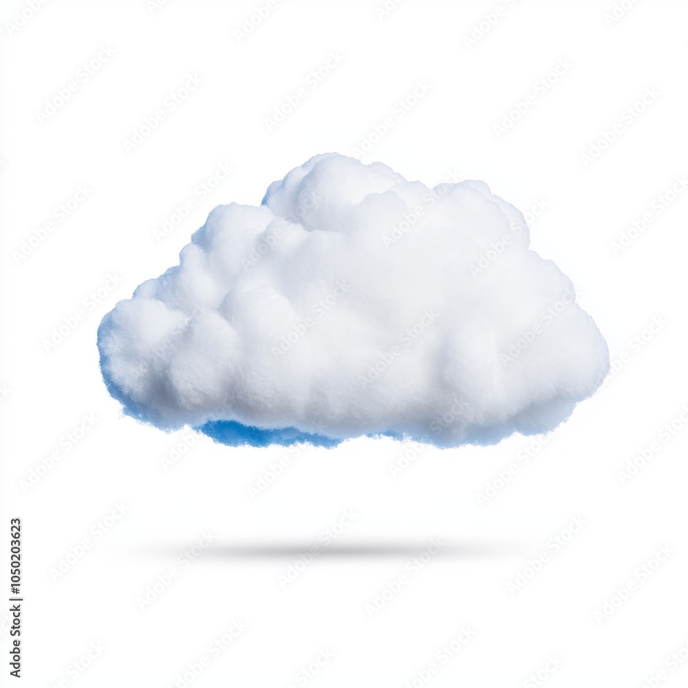 A fluffy white cloud floating against a bright blue background, creating a serene and calming atmosphere. A fluffy white cloud floating against a bright blue background, creating a serene and calming atmosphere.