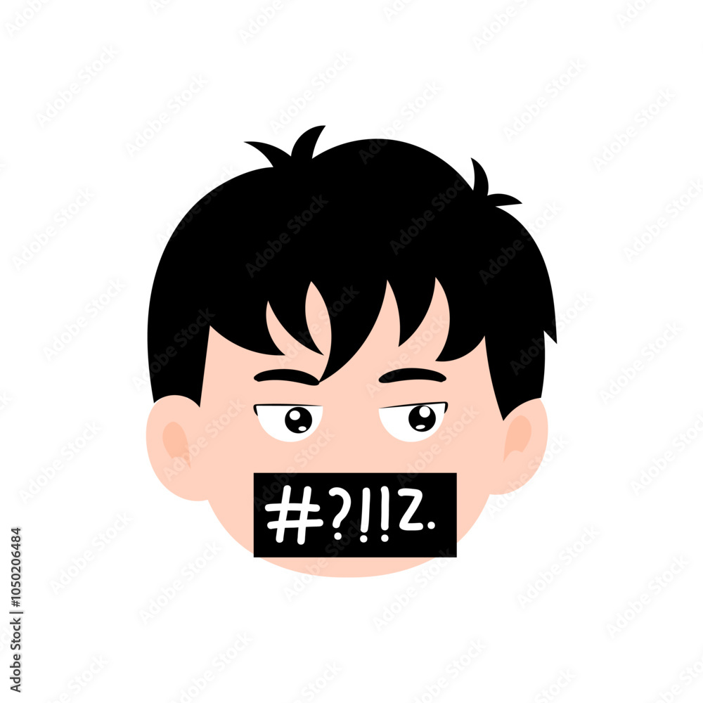kawaii boy variant expression. various expressions and gesture. element stock kawaii boy variant expression. various expressions and gesture. element stock