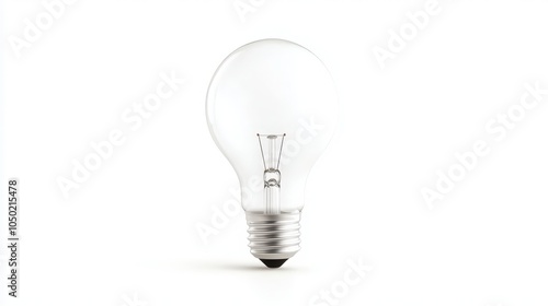 Light bulb isolated on white 