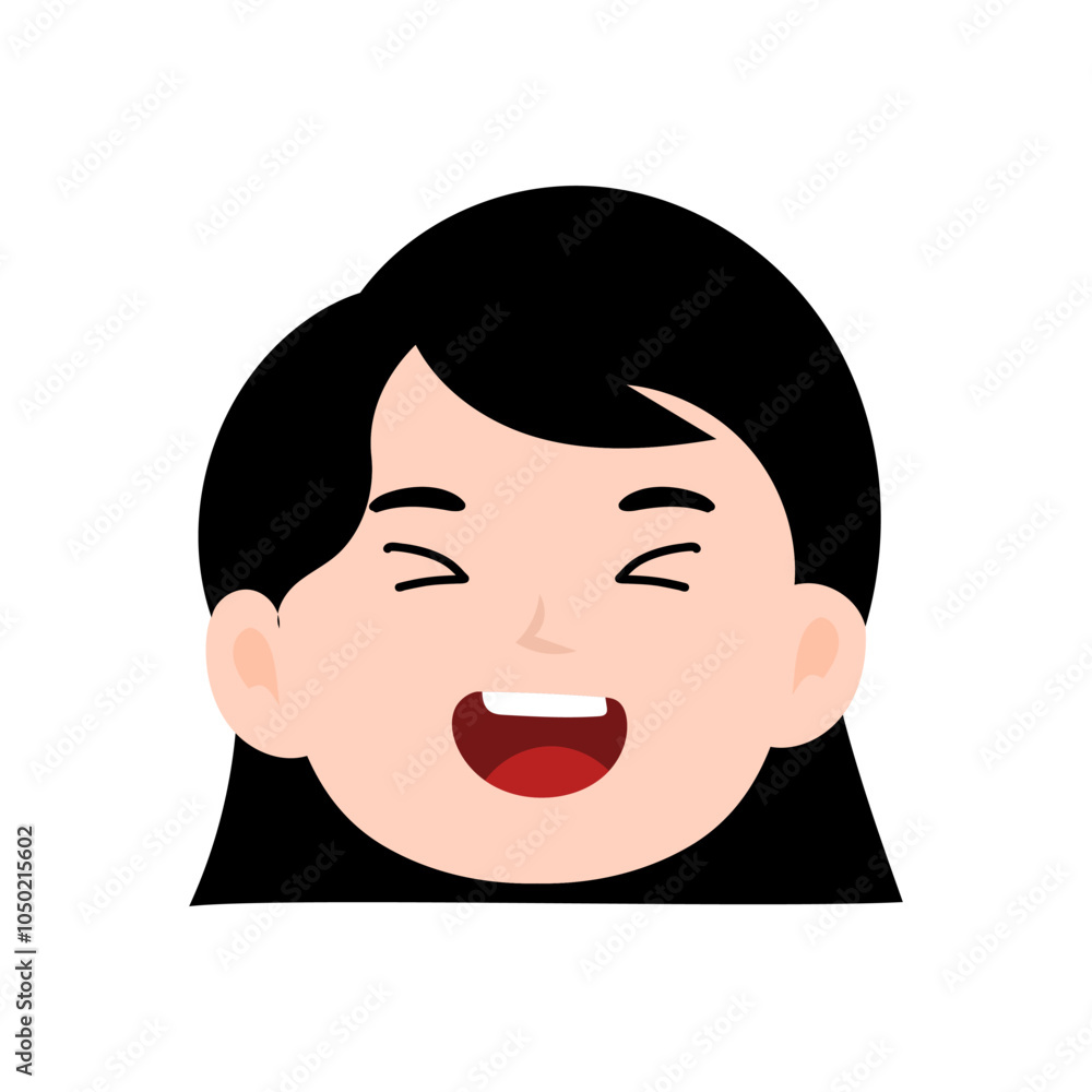 boy or girls face expression. different postures with various emotions.boy or girls face expression. d boy or girls face expression. different postures with various emotions.boy or girls face expression. d