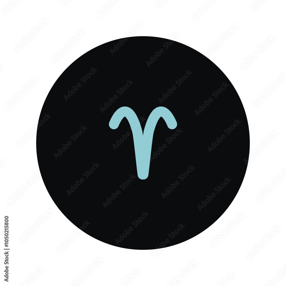Zodiac horoscope. Aries astrological icon symbol. Stylized star sign esoteric. Simple line vector illustration Zodiac horoscope. Aries astrological icon symbol. Stylized star sign esoteric. Simple line vector illustration