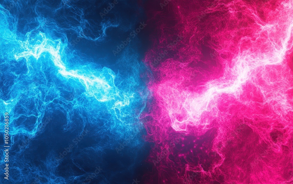 A vibrant abstract background featuring electric blue and pink lightning-like patterns, creating a dynamic and energetic visual effect. A vibrant abstract background featuring electric blue and pink lightning-like patterns, creating a dynamic and energetic visual effect.