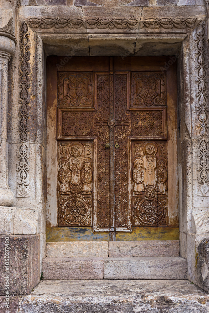 The 13-th century Gandzasar Monastery near Vank, Nagorno Karabakh, Azerbaijan. The 13-th century Gandzasar Monastery near Vank, Nagorno Karabakh, Azerbaijan.
