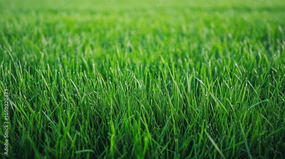 Obraz premium green grass sunlit 
