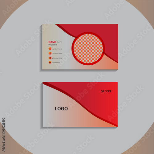 Double-sided Minimal Business Card  template
