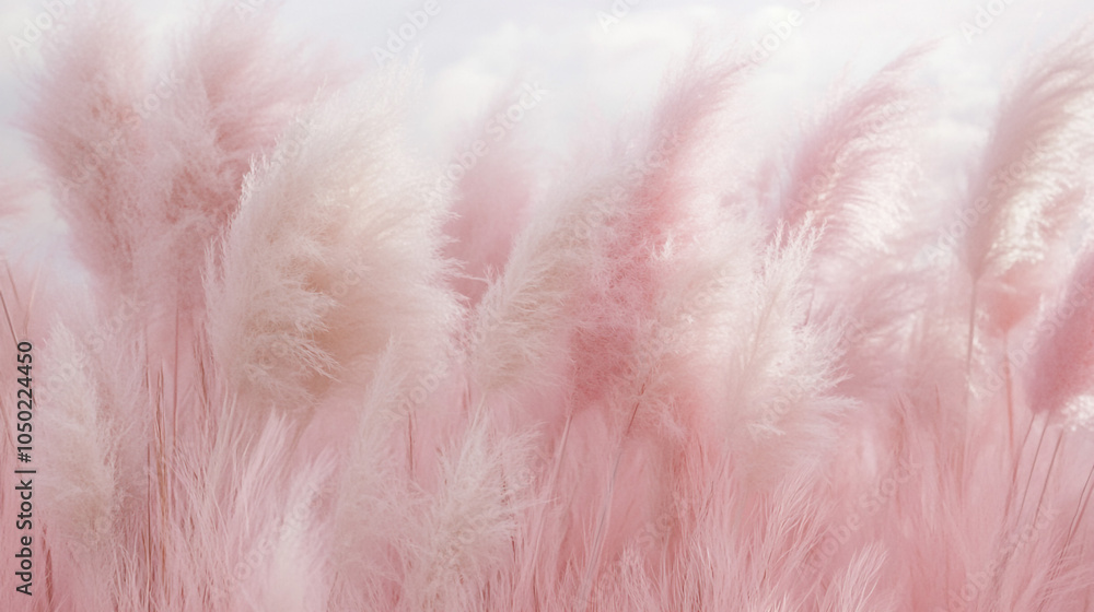 Soft Pink Pampas Grass Texture Background Boho Chic Decor Soft Pink Pampas Grass Texture Background Boho Chic Decor