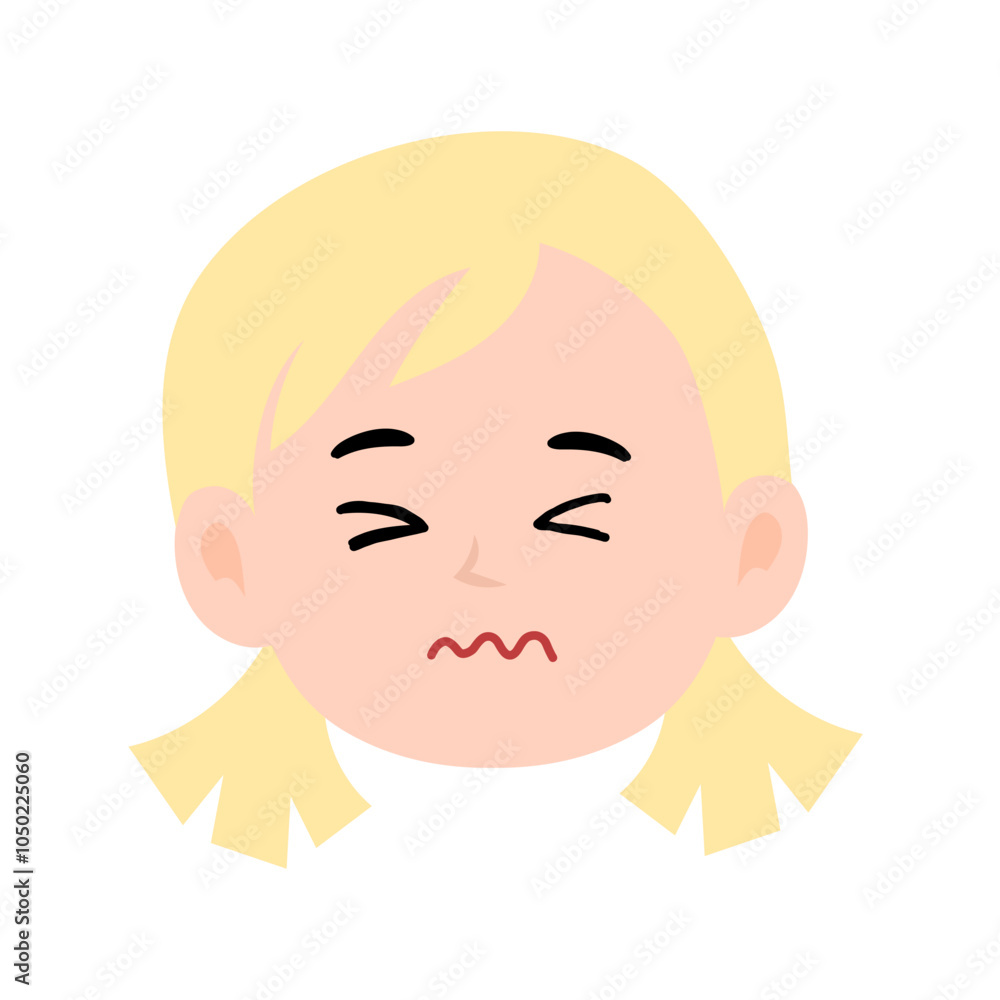 blondeand black hair with young girls sad face expression collection blondeand black hair with young girls sad face expression collection