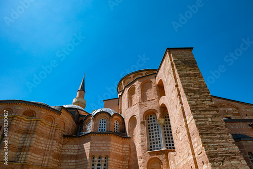 Exterior view of Chora Church aka Kariye Mosque in Istanbul photo