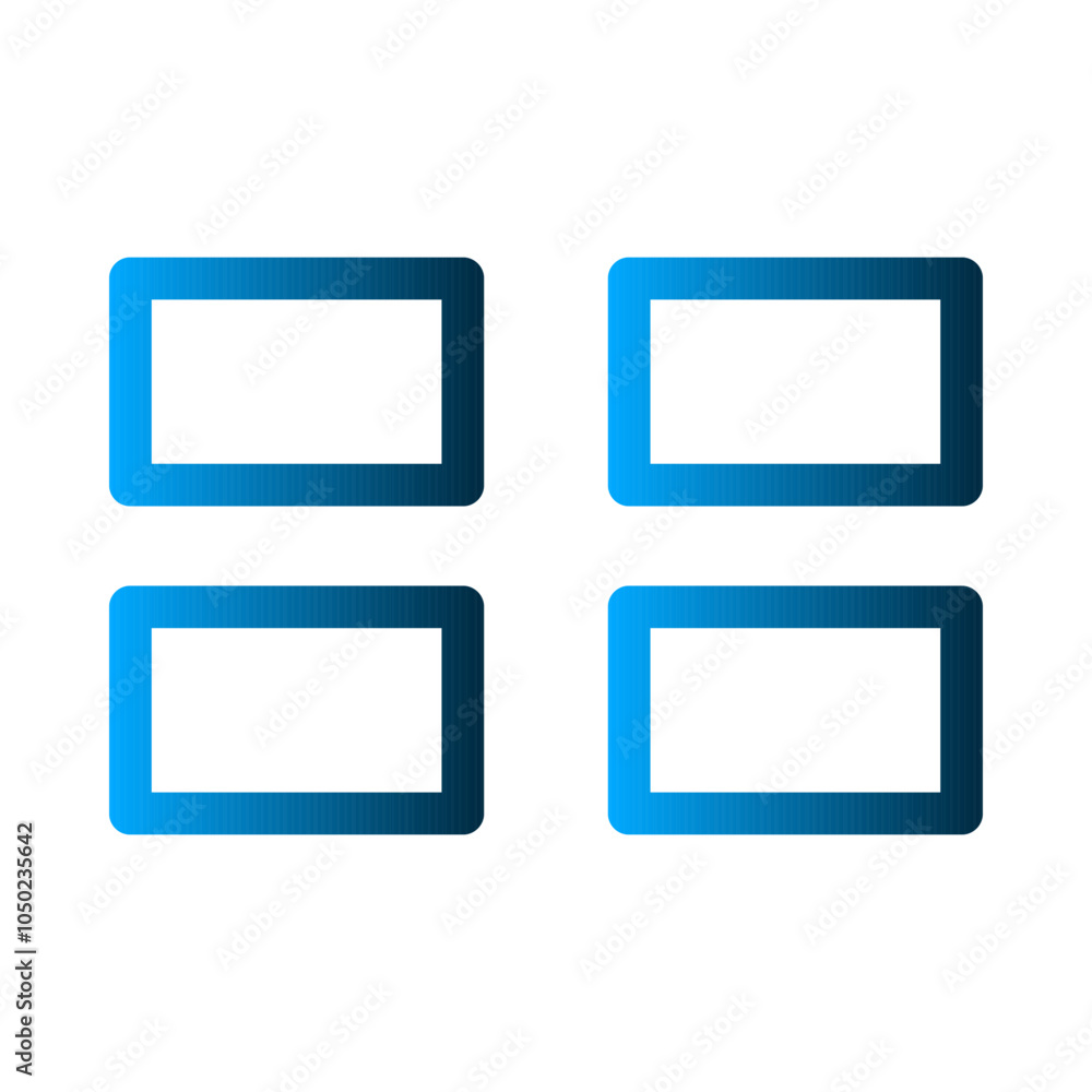 Menu Botton icon template Menu Botton icon template