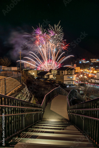 冬の下呂温泉『花火物語』