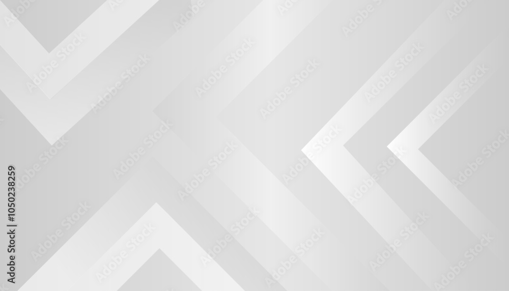 Obraz premium Abstract gradient gray and white arrows pattern technology futuristic concept background with halftone