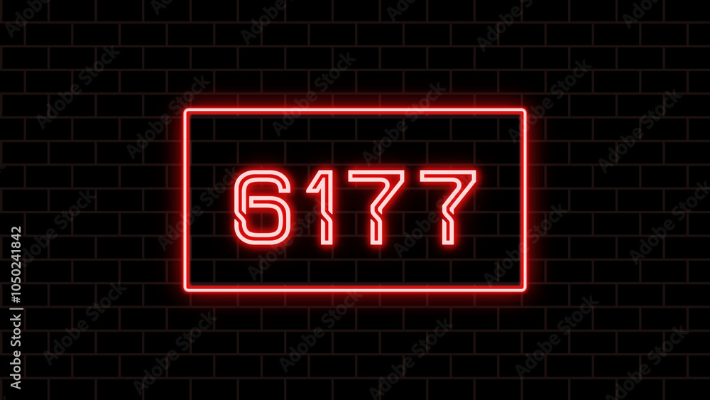 6177年のネオン文字 6177年のネオン文字