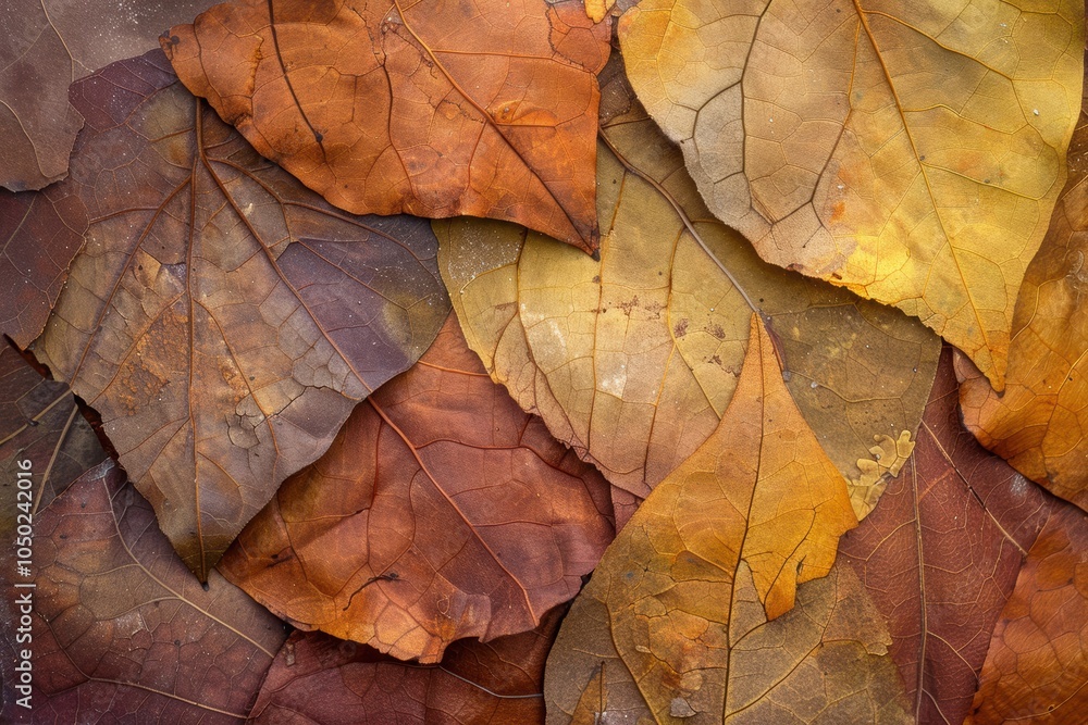 Autumn Abstract with Overlapping Leaf Shapes in Muted Amber, Rust, and Golden Yellow for Seasonal Design Autumn Abstract with Overlapping Leaf Shapes in Muted Amber, Rust, and Golden Yellow for Seasonal Design