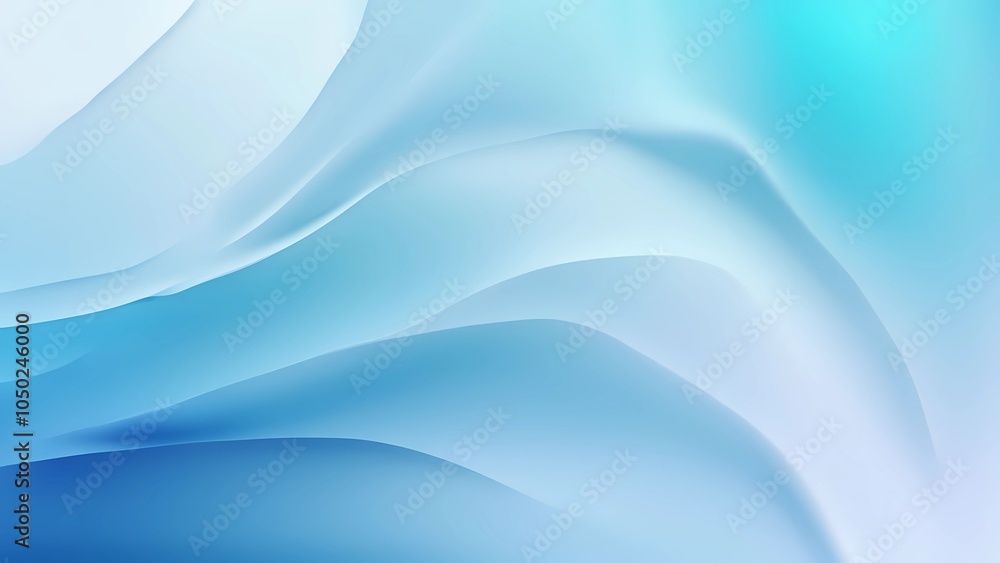 Obraz premium Modern Abstract Blue Ice Gradient Background