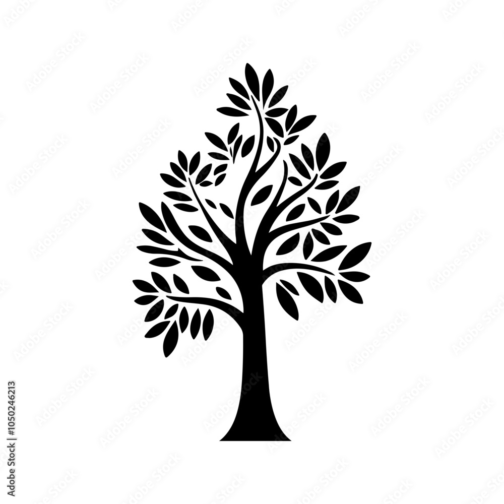 Obraz premium Curved Branch Tree