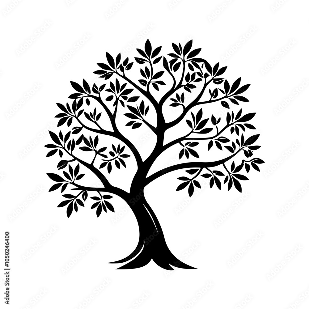 Obraz premium Thick Leaf Tree