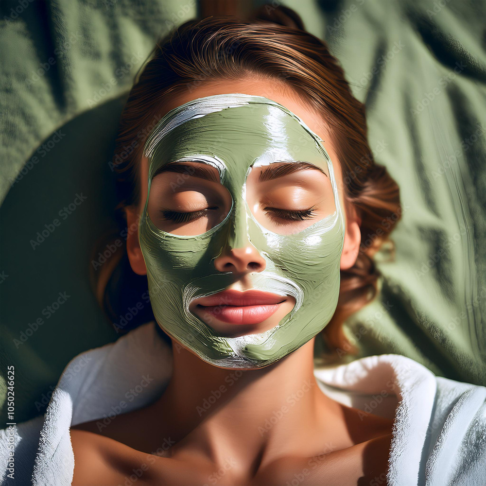 Serenity in Self-Care Colorful Facial Mask Serenity in Self-Care Colorful Facial Mask