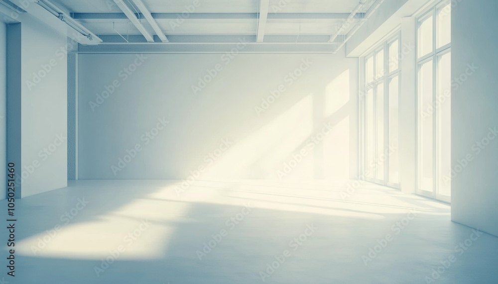 Fototapeta premium Empty Room Sunlight.