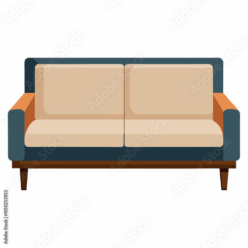modern sofa with background