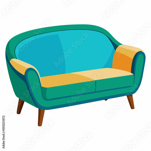 modern sofa with background