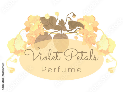 Vector illustrations for floral or herbal products