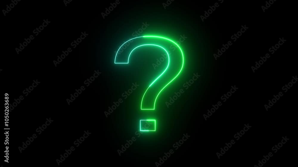 Abstract 3D rendering of globe green neon what symbol of question costing mark with globe outline with race and black background with reflection Abstract 3D rendering of globe green neon what symbol of question costing mark with globe outline with race and black background with reflection