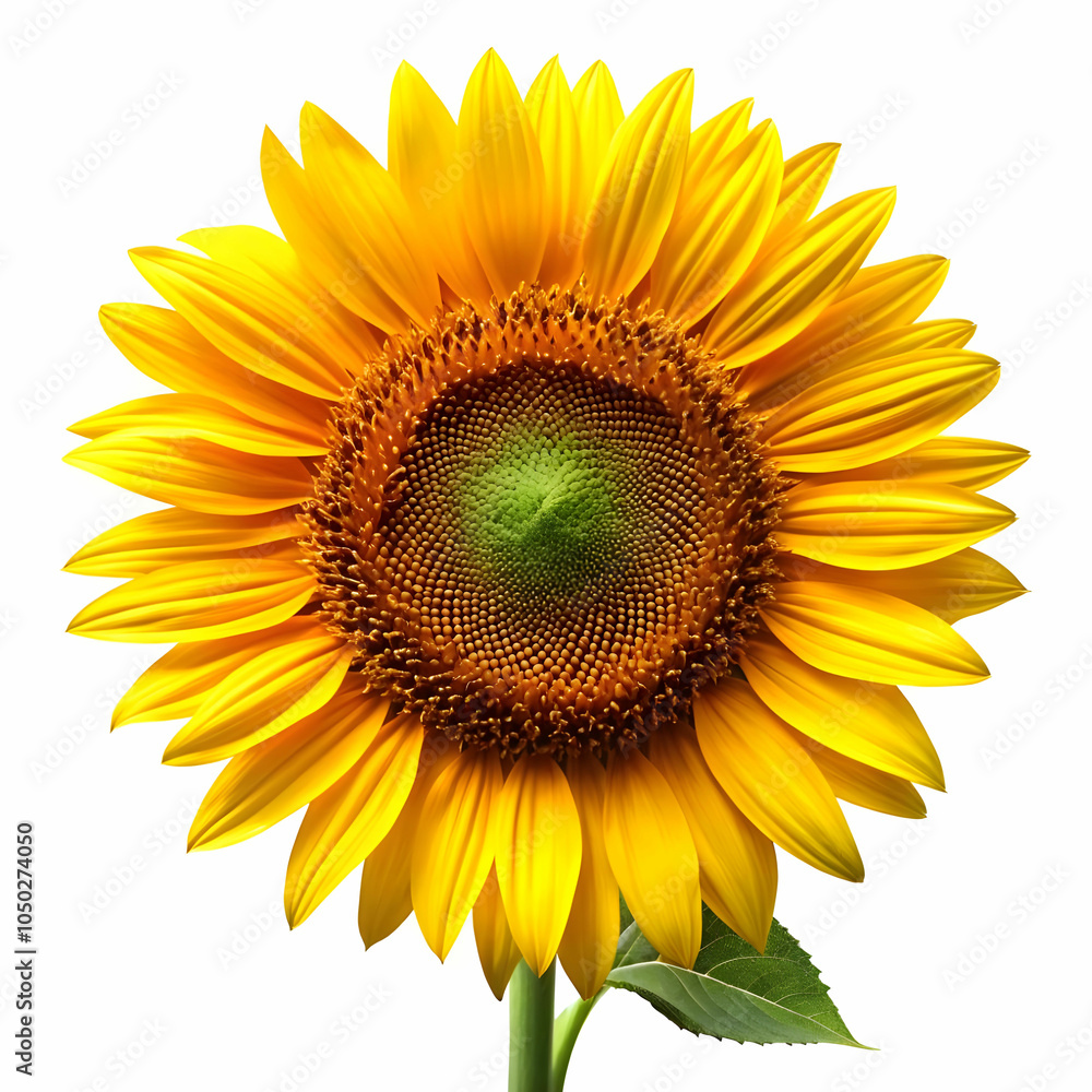 Fototapeta premium sunflower isolated image