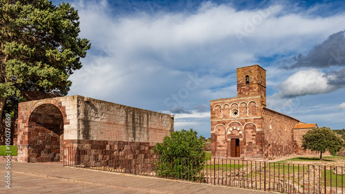 Foto Tergu, province of Sassari, Sardinia, Italy: The magnificent church of our Lady of Tergu (Nostra Signora di Tergu)